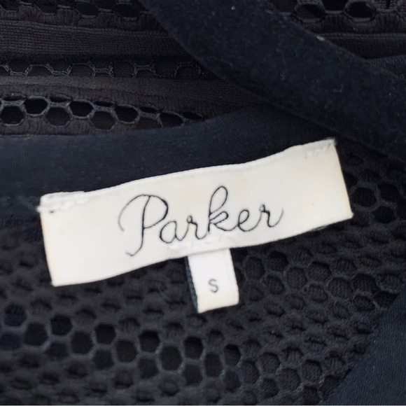 PARKER CONNER BLACK SLEEVELESS SHEATH DRESS BLACK EVENING DRESS - Picture 5 of 16